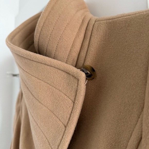 Aritzia Babaton camel tan virgin wool Connor wrap coat - size XS - Picture 14 of 16